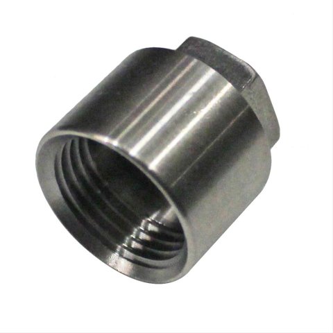 Vintage Air Stainless Hardline Parts 36240-MPA Conditioning Nut, TiteFit, Steel, Female #8, Each thumbnail 2