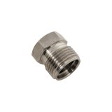 Vintage Air Stainless Hardline Parts 36356-MPA Conditioning O-Ring Nut, Steel, Weld-On, Male #10, Each thumbnail 1