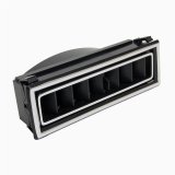 Vintage Air Standard Series Louvers 49057-VUL Louvers, In-Dash, Plastic, Black/Chrome, Rectangle, 4.750 x 1.562 in., Each thumbnail 2
