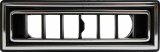 Vintage Air Standard Series Louvers 49057-VUL Louvers, In-Dash, Plastic, Black/Chrome, Rectangle, 4.750 x 1.562 in., Each thumbnail 4