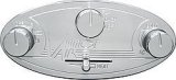 Vintage Air Gen-II Streamline Oval Panels 48104-RHQ Control Panel, Aluminum, Polished, Gen II Streamline, In-Dash, Oval, Kit thumbnail 2