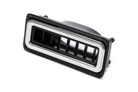 Vintage Air ProLine Louvers 49063-VUQ Louvers, In-Dash, Plastic, Black/Chrome, Rectangle, 4.875 x 1.750 in., Each thumbnail 2