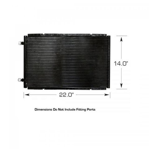 Vintage Air SuperFlow Horizontal Condensers 03262-VUC Conditioning Condenser, Aluminum, Each thumbnail 2