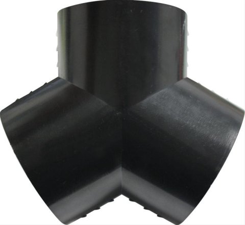 Vintage Air Replacement Duct Hose Connectors 49592-VUI Y-Connector, 2.50 in. Diameter, Each thumbnail 2