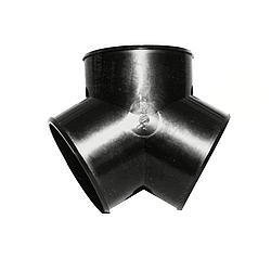 Vintage Air Replacement Duct Hose Connectors 49592-VUI Y-Connector, 2.50 in. Diameter, Each thumbnail 3