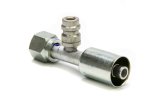 Vintage Air Beadlock O-Ring Conditioning Hose Ends 35512-VUG A/C End, #8 Conditioning, Straight, Beadlock, with R134a Port, For A/C Standard Hose, Each thumbnail 2