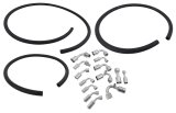 Vintage Air Standard Refrigeration Line Kits 31703-VBD Refrigerant Lines, Rubber, 6 ft. -6 AN, 4 ft. -8 AN, 5 ft. -10 AN, Barrier Hose, Beadlock Fittings, Kit thumbnail 1