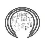 Vintage Air Standard Refrigeration Line Kits 31703-VBD Refrigerant Lines, Rubber, 6 ft. -6 AN, 4 ft. -8 AN, 5 ft. -10 AN, Barrier Hose, Beadlock Fittings, Kit thumbnail 2