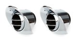 Vintage Air SureFit Series Louvers for 1967-1968 CAMARO, FIREBIRD - 49306-VCL Louvers, In-Dash, Plastic, Round, Chevrolet, Pontiac, Pair thumbnail 2