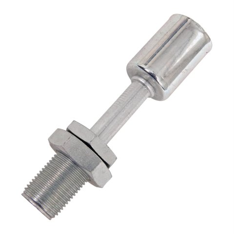 Vintage Air Bulkhead Conditioning Fittings 35862-VUG A/C Firewall Fitting, #8 Conditioning, Straight, Beadlock, Aluminum, Natural, Each thumbnail 1
