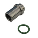 Vintage Air Stainless Hardline Parts 36500-MPA Conditioning O-Ring Line End, Steel, Weld-On, #8, Each thumbnail 2