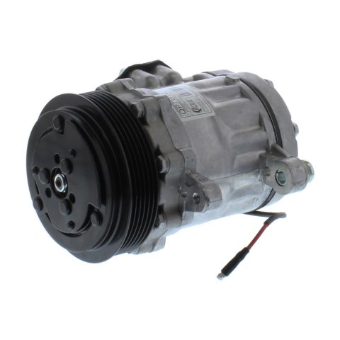 Vintage Air Conditioning Compressors 04670-MTA Compressor, Aluminum, Natural, 6-Groove, Serpentine, R-134A, Each thumbnail 1