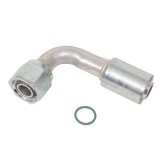 Vintage Air Beadlock Heater Fittings 354300 Fitting, 90 Degree, Conditioning Hose, -10 Hose End, 5/8 in. Hose, Each thumbnail 1