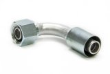 Vintage Air Beadlock Heater Fittings 354300 Fitting, 90 Degree, Conditioning Hose, -10 Hose End, 5/8 in. Hose, Each thumbnail 3