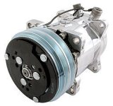 Vintage Air Conditioning Compressors 04808-VUA Compressor, Aluminum, Natural, 2-Groove V-Belt Pulley, R-134A, Each thumbnail 3