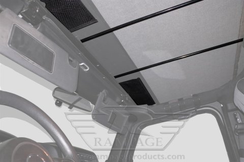 Rampage Trail Top Frameless Soft Tops for 2007-2017 WRANGLER, 2018 WRANGLER JK - 109935 Top, Frameless, Top, Vinyl, Black Diamond, Tinted Windows, 2-door, Jeep, Each thumbnail 1