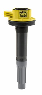 ACCEL Super Coils 140060 Ignition Coil, Super, Socket, Round, Black/Yellow, Ford, 5.0L Modular, Each thumbnail 3