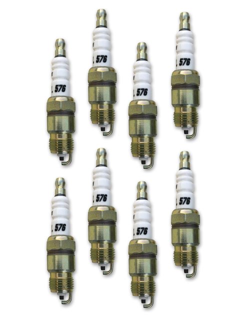 ACCEL C-Cut Performance Spark Plugs 0576 Plug, Tapered Seat, 14mm Thread, .460 in. Reach, Projected Tip, Resistor, Each thumbnail 1