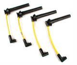 ACCEL 300+ Ferro-Spiral ThunderSport Wires 7964Y Spark Plug Wires, Thundersport, Spiral Core, 8mm, Yellow, Stock Boots, Dodge, Plymouth, Set thumbnail 1