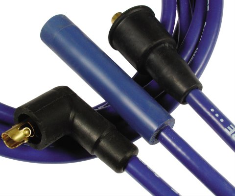 ACCEL SuperStock 5000 Series Spark Plug Wire Sets 5046B Wires, Super Stock, Spiral Core, 8mm, Blue, Stock Boots, Ford, Lincoln, Mercury, V8, Set thumbnail 2