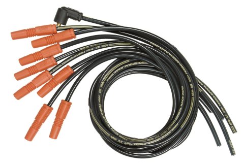 ACCEL 300+ Ferro-Spiral Race Wire Sets 7040 Spark Plug Wires, Wire, Spiral Core, 8.8mm, Black, Multi-Angle Boots, Universal, V8/V6/L6, Set thumbnail 2