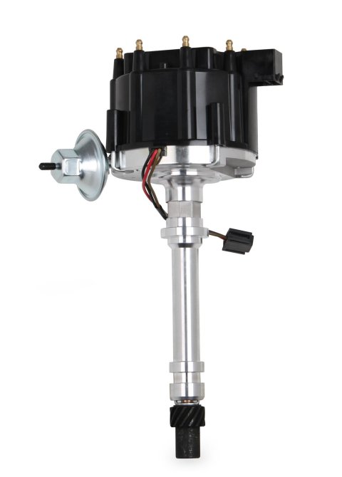 ACCEL Performance Replacement Distributors 59107K DISTRIBUTOR, CHEVROLET V8 HEI W/BLACK CAP & VAC ADV thumbnail 1