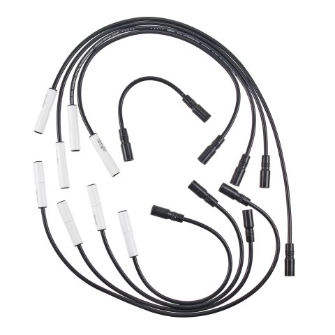 ACCEL Extreme 9000 Ceramic Spark Plug Wire Sets 9043C Wires, Ceramic, Spiral Core, 8mm, Black, 180 Degree Boots, Chevy, GMC, 7.4L, Set thumbnail 2
