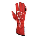 K1 RaceGear Track 1 Gloves 23-TR1-R-3XS Driving Gloves, Gloves, Two Layers, Nomex, Red/White, SFI 3.3/5, Youth 3X-Small, Pair thumbnail 3