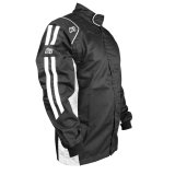 K1 RaceGear Challenger Jackets 21-CHL-NW-XL Driving Jackets, Challenger, One Layer, Proban, Black with White Stripe, SFI 3.2A/1, Men's X-Large, Each thumbnail 2