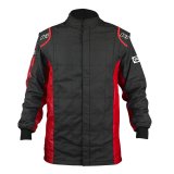 K1 RaceGear Sportsman Jackets 21-SPT-NR-XL Driving Jackets, Sportsman, Two Layers, Nomex, Black/Red, SFI 3.2A/5, Men's 2X-Large, Each thumbnail 4