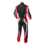 K1 RaceGear Speed 1 Driving Suits 10-SP1-R-S Suit, 1, One-piece, One Layer, Cotton/Polyester, Black/White/Red, Men's Small, Each thumbnail 2