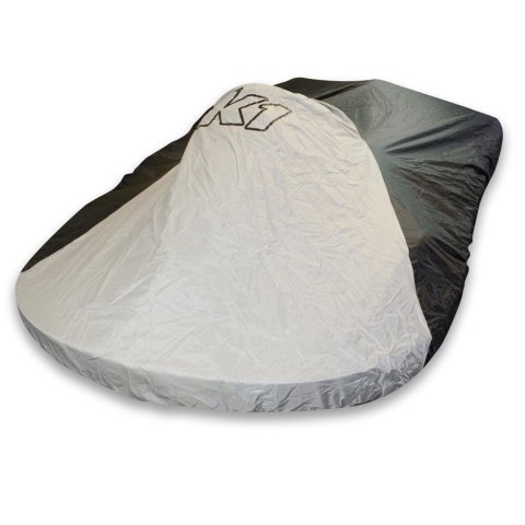 K1 RaceGear Go-Kart Covers 18-NKC-N Powersports Vehicle Cover, Cover, Nylon, Black/Gray, Each thumbnail 1
