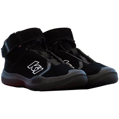 K1 RaceGear Pit Crew Shoes 24-PIT-N-85 Casual & Boots, Shoes, Mid-top, Nomex Liner, Suede Outer, Black, SFI 3.3/5, US Womens Size 11, US Mens Size 8 1/2, Pair