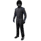 K1 RaceGear Outlaw Racing Suits 20-OTL-NB-XL Driving Suits, Suits, SFI 3.2A/5, One-piece, Multi-Layer, Nomex, Black/Blue, Men's X-Large, Each thumbnail 3