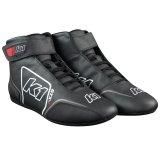 K1 RaceGear GTX-1 Driving Shoes 24-GTX-N-13 & Boots, Shoes, Mid-top, Nomex Liner, Leather Outer, Black/White, SFI 3.3/5, US Mens Size 13, Pair thumbnail 3