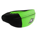 K1 RaceGear Carbon-Look Neck Braces 15-NEC-CAV-A Brace, Brace, 360 degree, Adjustable, Black/Green, Adult Size, Each thumbnail 2
