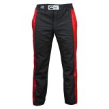 K1 RaceGear Sportsman Pants 22-SPT-NR-XL Driving Pants, Sportsman, Two Layers, Nomex, Black with Red Stripe, SFI 3.2A/5, Men's X-Large, Each thumbnail 4