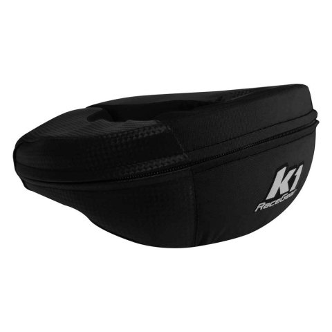 K1 RaceGear Carbon-Look Neck Braces 15-NEC-CA-J Brace, Brace, 360 degree, Adjustable, Black, Junior Size, Each thumbnail 1