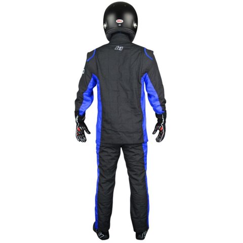 K1 RaceGear Sportsman Jackets 21-SPT-NB-L Driving Jackets, Sportsman, Two Layers, Nomex, Black/Blue, SFI 3.2A/5, Men's Large, Each thumbnail 2
