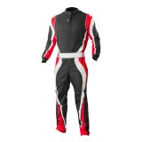 K1 RaceGear Speed 1 Driving Suits 10-SP1-R-M Suits, 1, One-piece, One Layer, Cotton/Polyester, Black/White/Red, Men's Medium, Each thumbnail 3