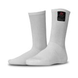 K1 RaceGear Nomex® Fire Socks 26-NSO-W-LXL Retardant Socks, Nomex Socks, White, SFI 3.3, Men's Large/X-Large, Pair thumbnail 2