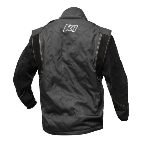 K1 RaceGear Karting Jackets 11-KRJ-N-L Driving Jacket, Jacket, One Layer, Cordura, Black, Men's Large, Each thumbnail 2