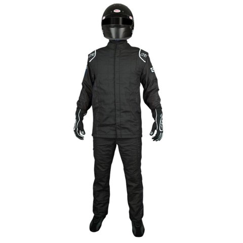 K1 RaceGear Sportsman Jackets 21-SPT-NW-M Driving Jackets, Sportsman, Two Layers, Nomex, Black with White Stripe, SFI 3.2A/5, Men's Medium, Each thumbnail 3