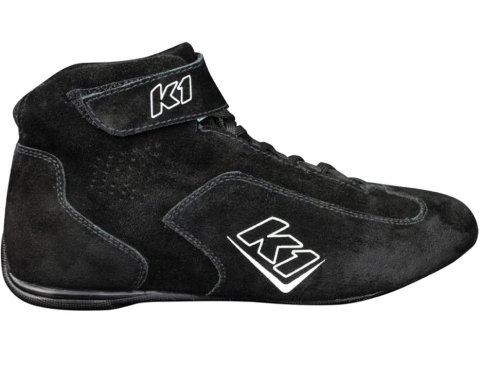 K1 RaceGear Challenger Auto Racing Shoes 24-CHL-N-12 Driving Shoes, Challenger, Mid-Top, Black, Nomex, SFI 3.3/5, Men's Size 12, Pair thumbnail 4