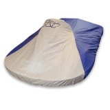 K1 RaceGear Go-Kart Covers 18-NKC-B Powersports Vehicle Covers, Covers, Nylon, Blue/Gray, Each thumbnail 1