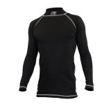 K1 RaceGear FLEX Under Shirts 26-FUS-N-M Fire Retardant Underwear Shirts, Shirts, Long Sleeve, Nomex, Black, SFI 3.3/5, FIA 8856-2000, Men's Medium, Each thumbnail 1