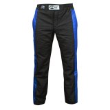 K1 RaceGear Sportsman Pants 22-SPT-NB-L Driving Pants, Sportsman, Two Layers, Nomex, Black with Blue Stripe, SFI 3.2A/5, Men's Large, Each thumbnail 3