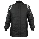 K1 RaceGear Sportsman Jackets 21-SPT-NW-XL Driving Jackets, Sportsman, Two Layers, Nomex, Black with White Stripe, SFI 3.2A/5, Men's 2X-Large, Each thumbnail 4