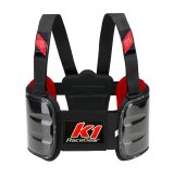 K1 RaceGear Ballistic Carbon Fiber Rib Protectors 16-BRP-CA-0 Vest, Ballistic, Small, Fiber, Black/Natural, Adjustable, 77-86 cm Chest, Each thumbnail 3
