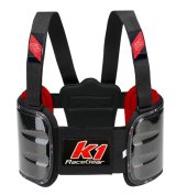 K1 RaceGear Ballistic Carbon Fiber Rib Protectors 16-BRP-CA-2 Vest, Ballistic, Small, Fiber, Black/Natural, Adjustable, 96-105 cm Chest, Each thumbnail 1